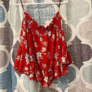 Off the Shoulder Floral Top